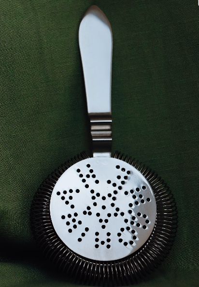 STRAINER HAWTHORNE ANTIQUE SILVER