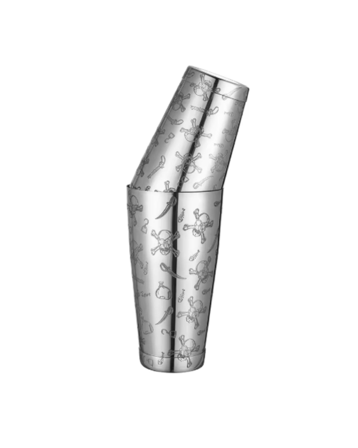 SHAKER TIN-ON-TIN CRÂNE ARGENT