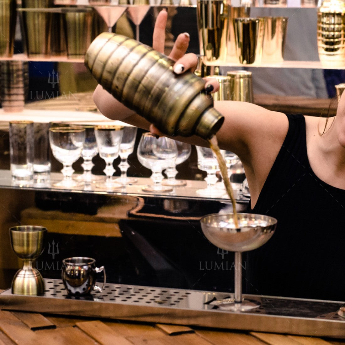 SHAKER BOMBER COBBLER BRONZO