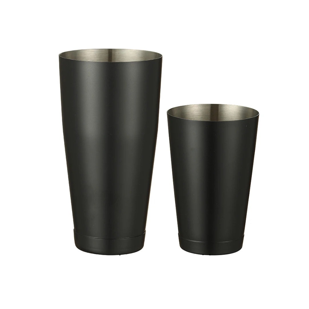 TIN-ON-TIN BOSTON SHAKER BLACK MATTE