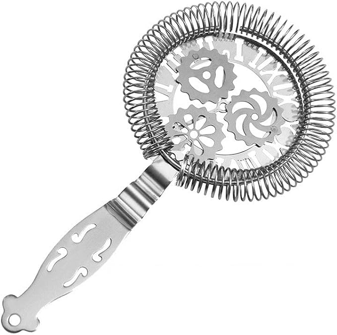 Strainer Gear Silver - The Bartenders Corner