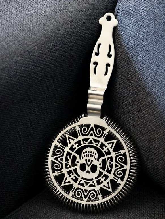 STRAINER SKULL SILVER