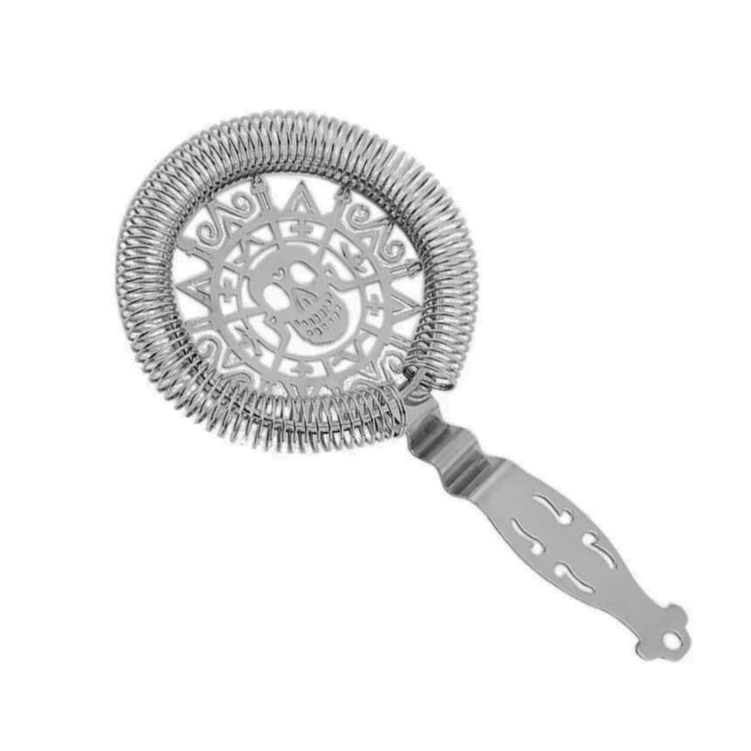 Strainer Skull Silver - The Bartenders Corner