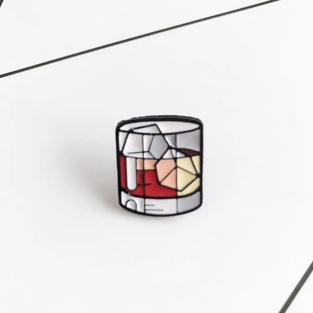 NEGRONI COCKTAIL PIN