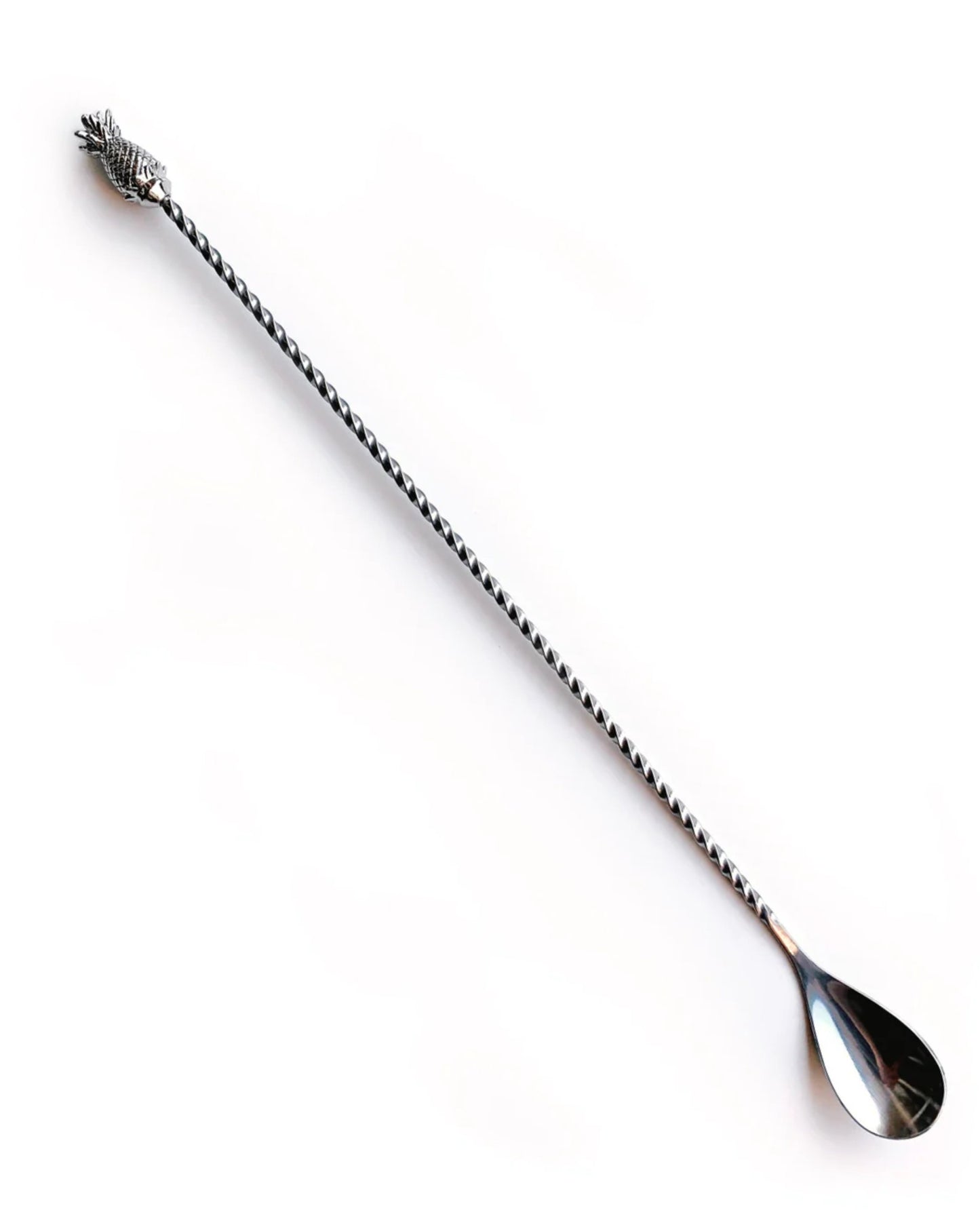 BARSPOON PINEAPPLE EXTRA LONG 50CM SILVER