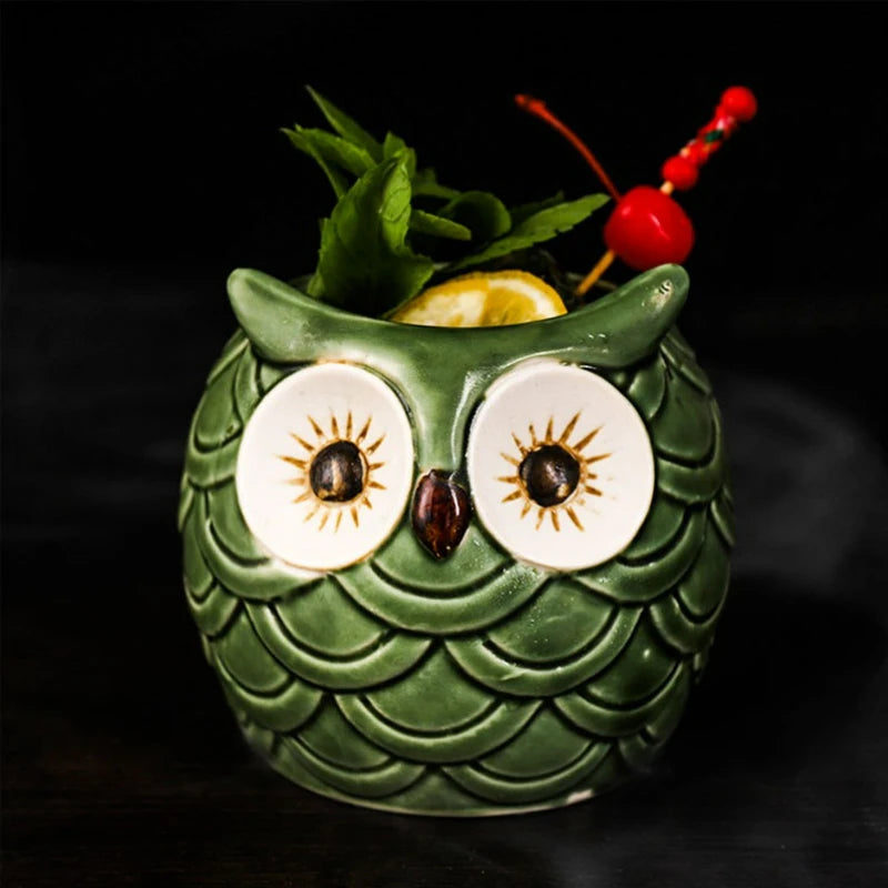 OWL GREEN TIKI