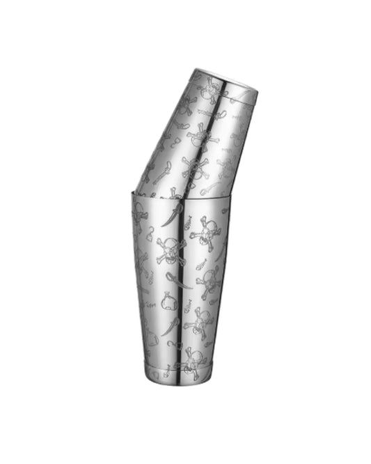 SHAKER TIN-ON-TIN CRÂNE ARGENT 