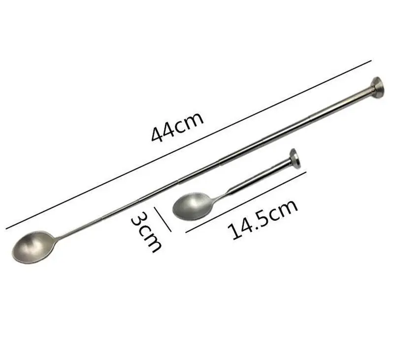 Barspoon Extensível Silver 14,5cm - 44cm - The Bartenders Corner