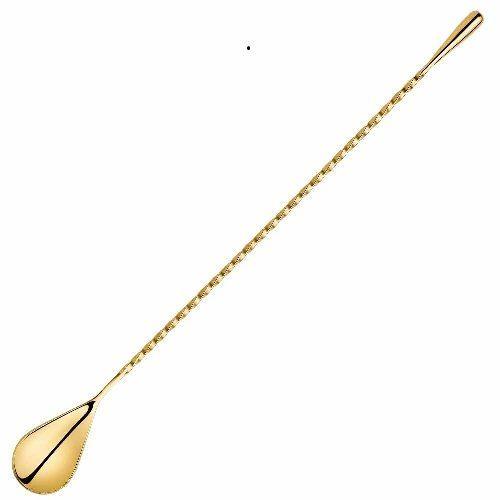 Barspoon Teardrop Gold 30cm - The Bartenders Corner